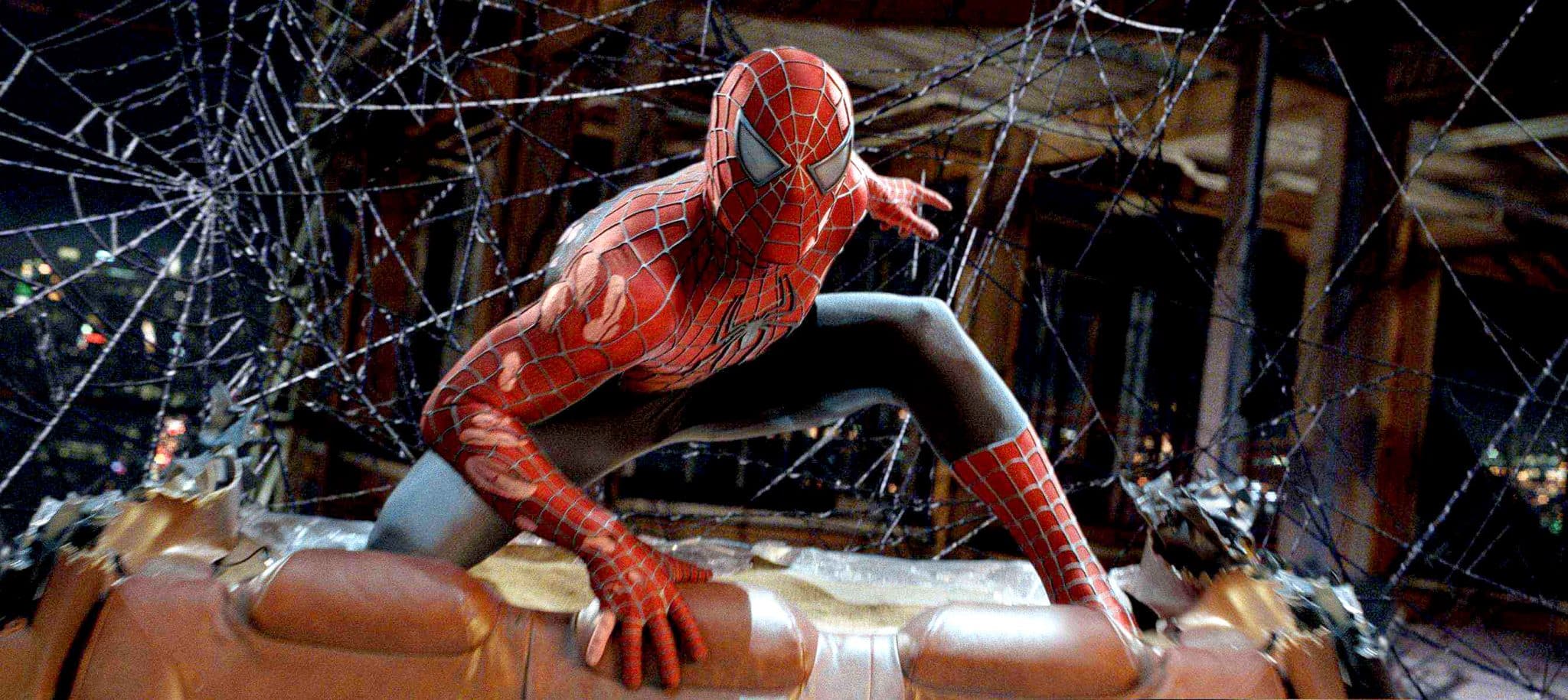 Spider-Manov kostým z trilógie Sama Raimiho