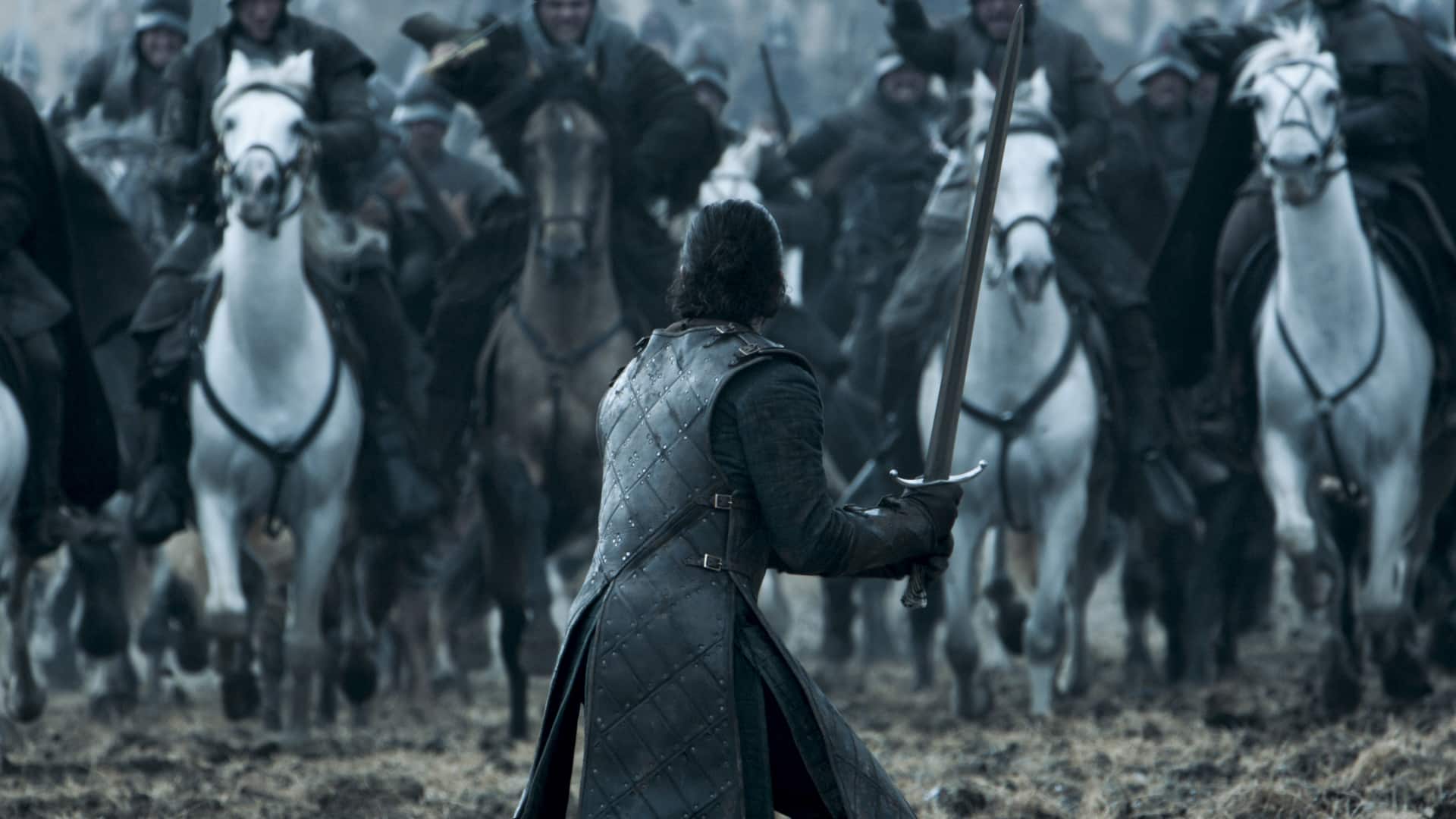 Jon Snow v Battle of Bastards