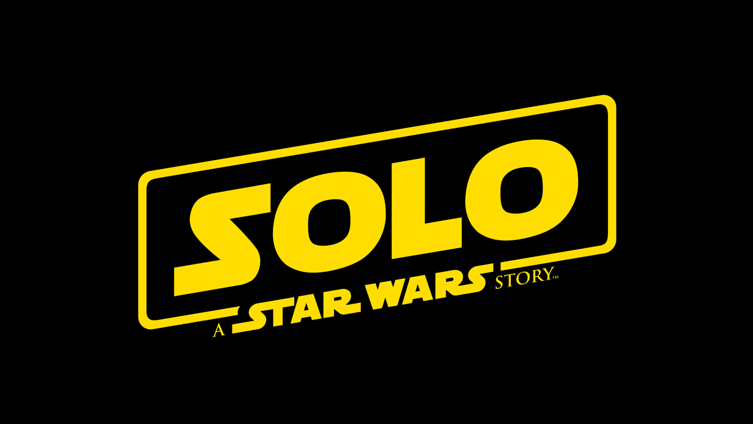 Oficiálne logo filmu Solo: A Star Wars Story
