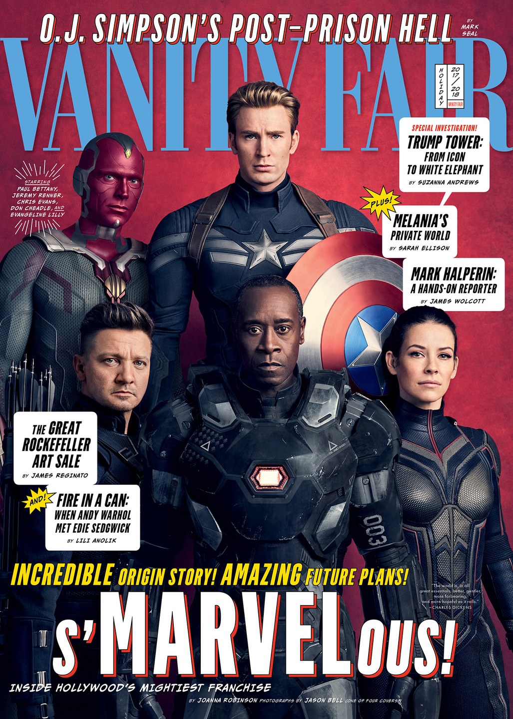 Prvý pohľad na postavy z Avengers: infinity War; Zdroj: vanityfair.com