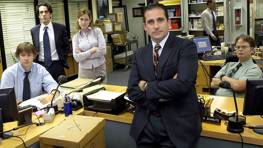 Pôvodná zostava seriálu The Office z prvej série