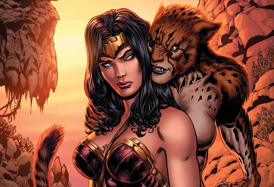 Wonder Woman a Cheetah v komiksoch
