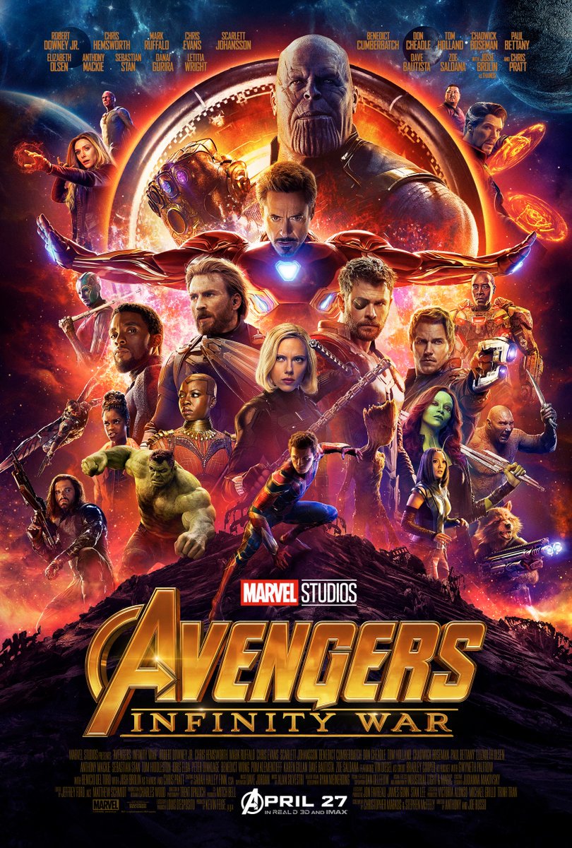 Oficiálny plagát na 10-tu Marvelovku, Avengers: Infinity War