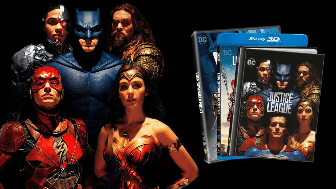 justice league blu-ray