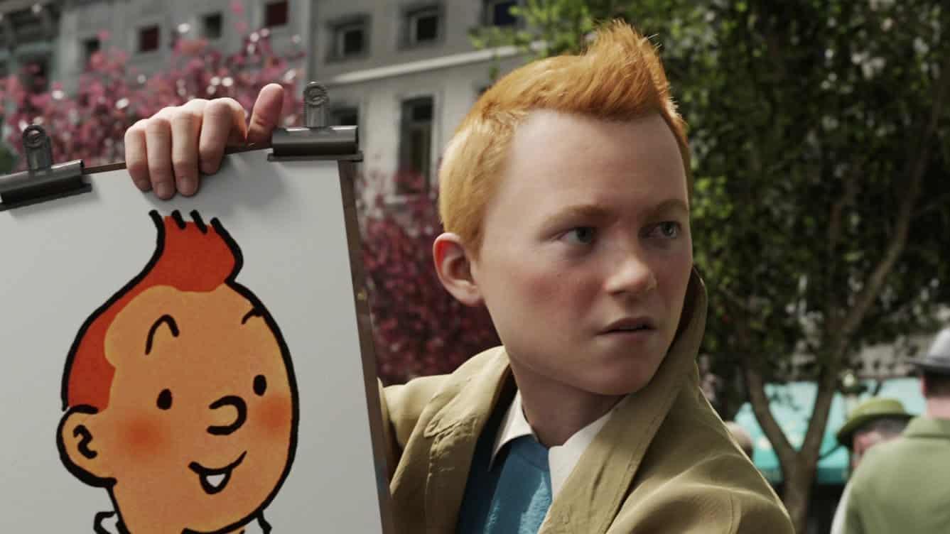 Digitálny Tintin a jeho animovaná predloha