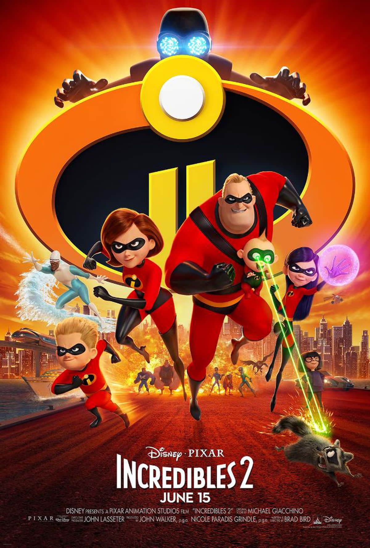 Oficiálny na plagát na Pixarovku Rodinka Úžasných 2!