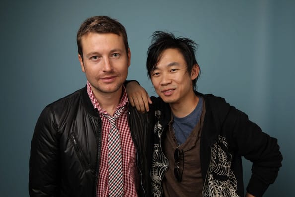Scenárista Leigh Whannell (vľavo) a režisér James Wan (napravo)