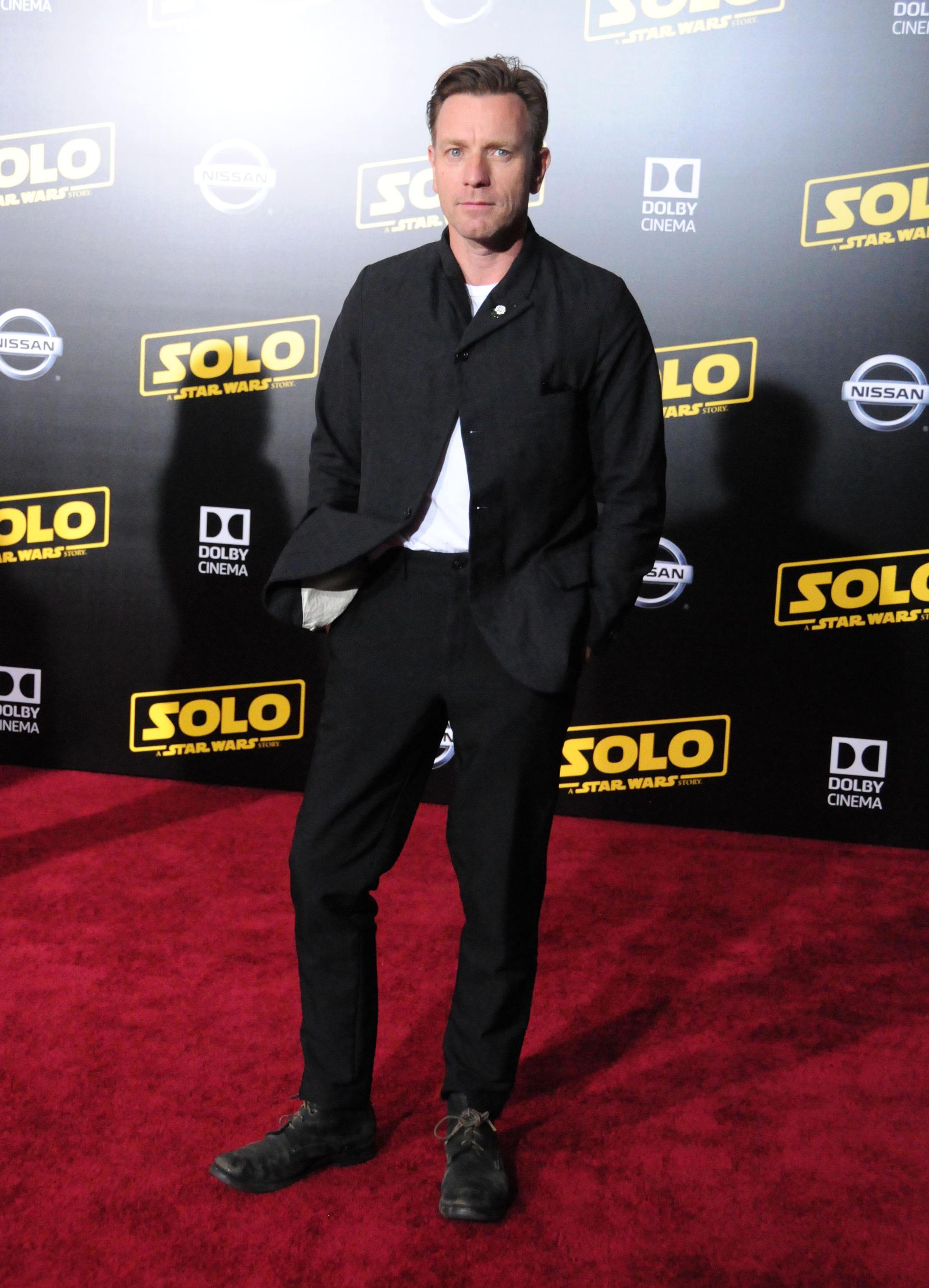 Ewan McGregor na premiére filmu Solo: A Star Wars Story