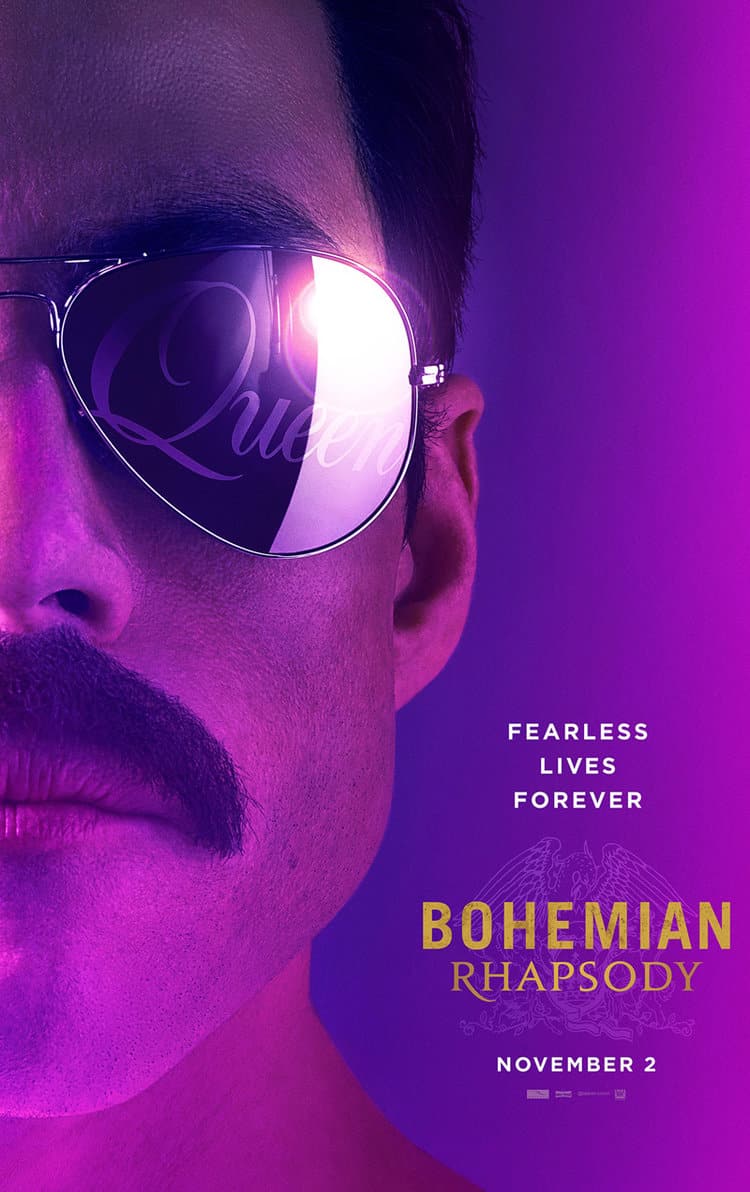 Oficiálny teaser plagát na Bohemian Rhapsody