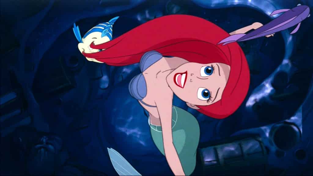 Nostalgické animáky od Disney malá morská víla