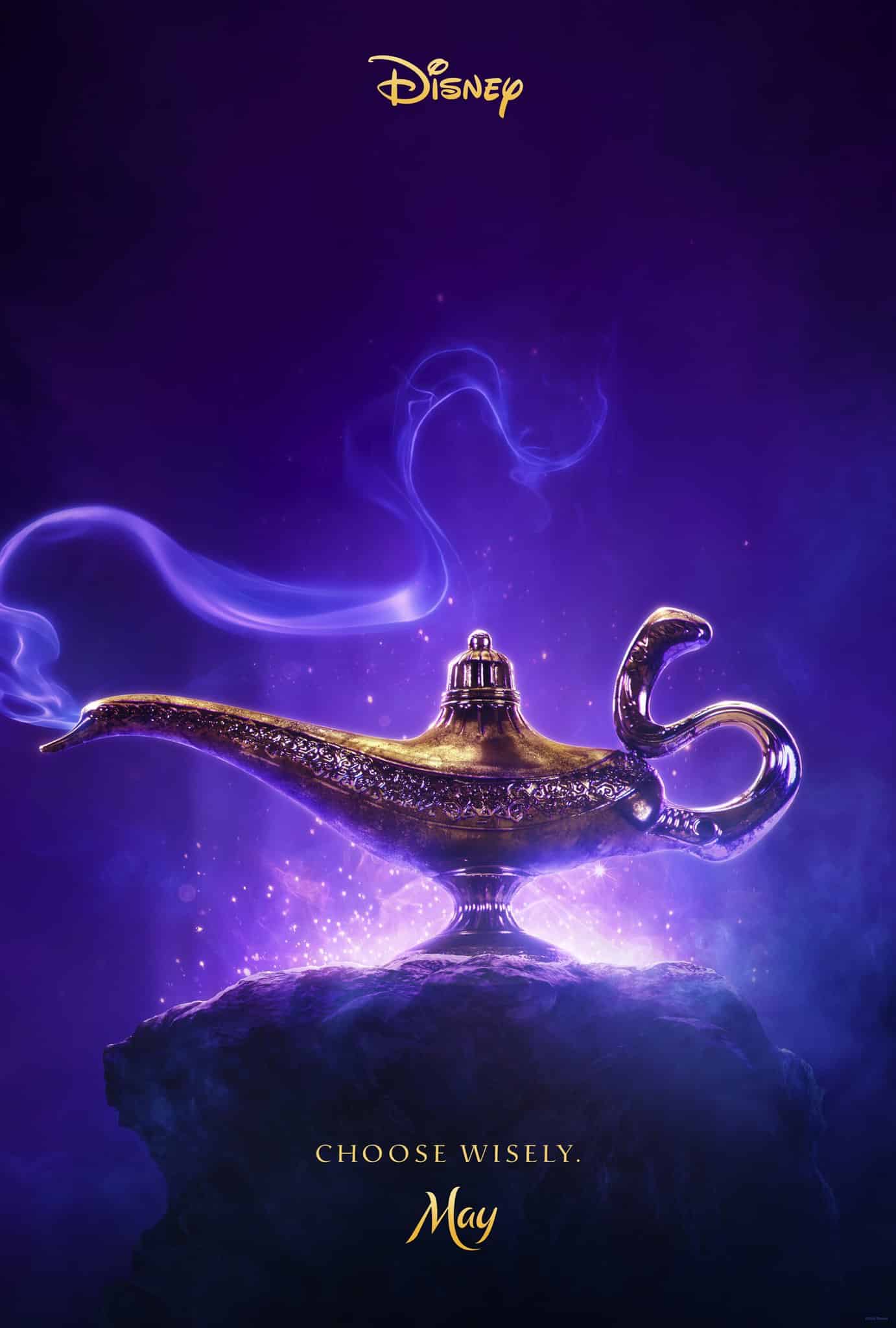 Oficiálny teaser plagát na film Aladin