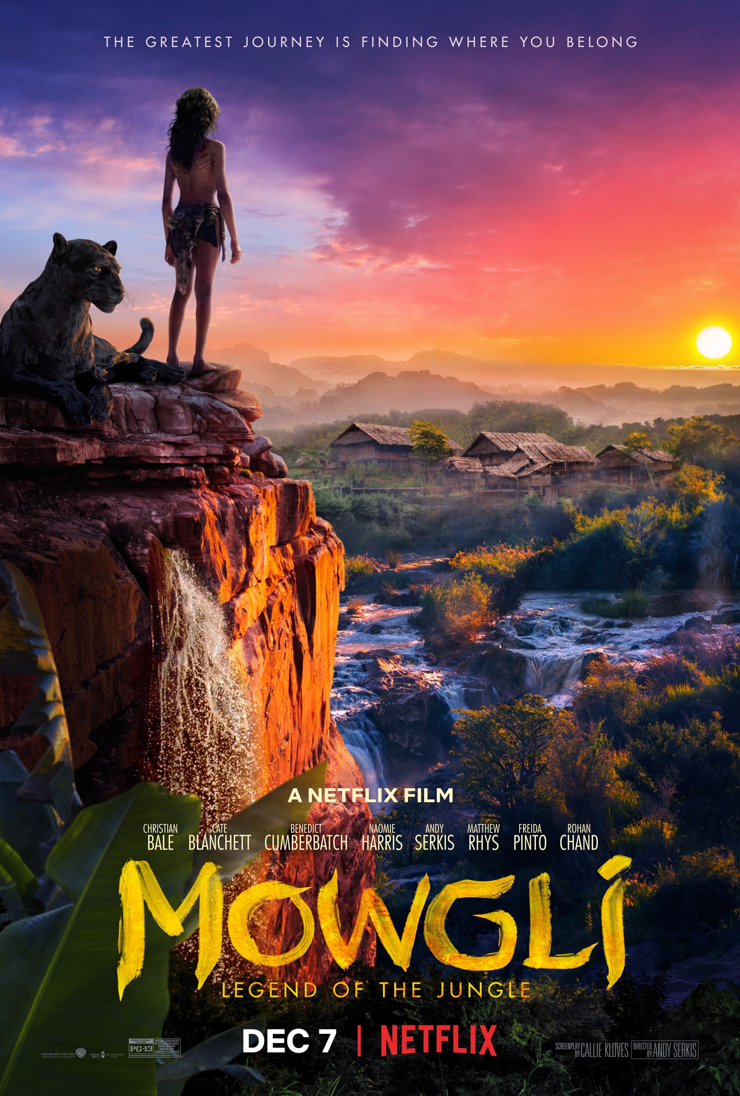 Oficiálny plagát k filmu Mowgli: Legend of the Jungle
