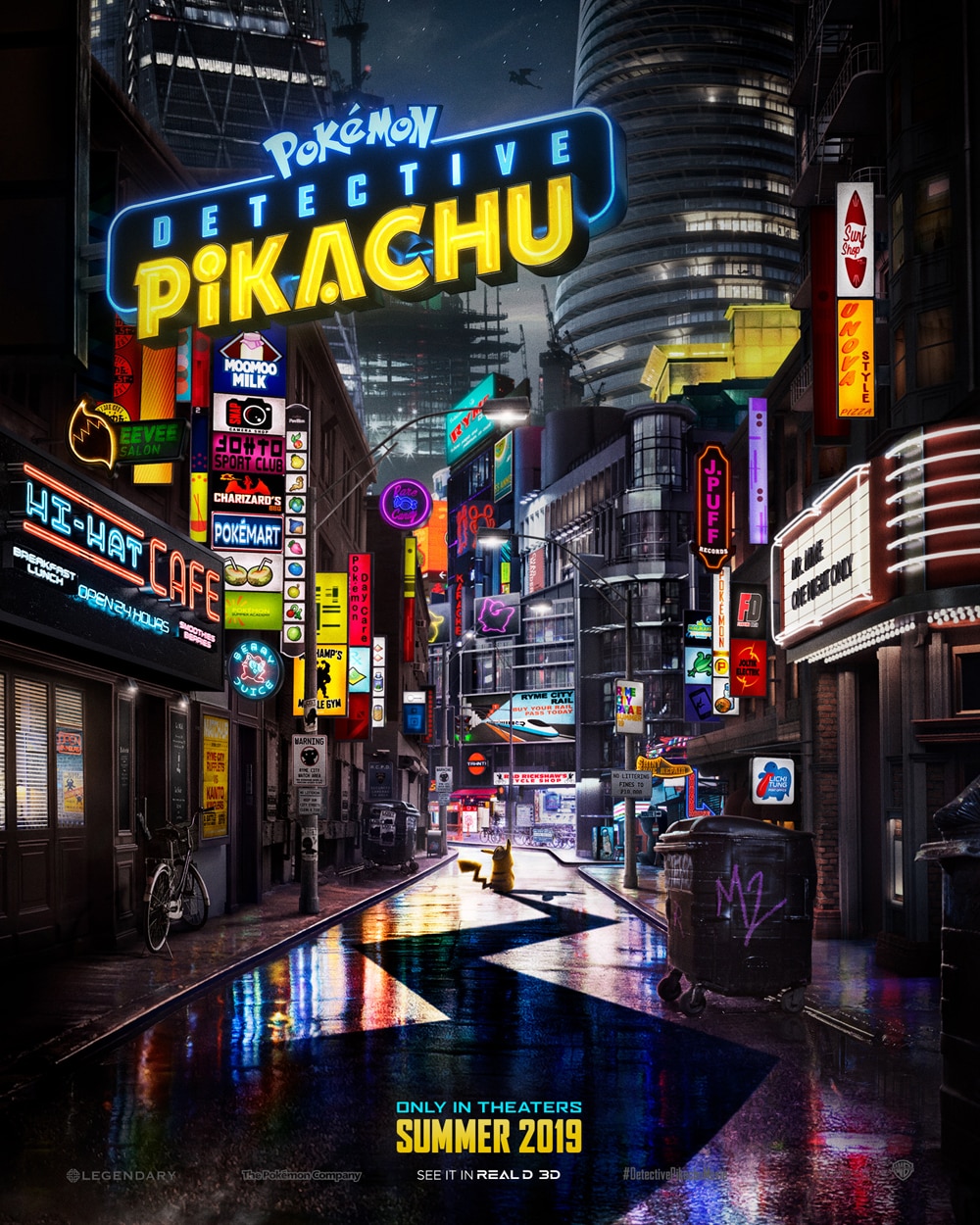 Oficiálny teaser plagát k filmu Detective Pikachu
