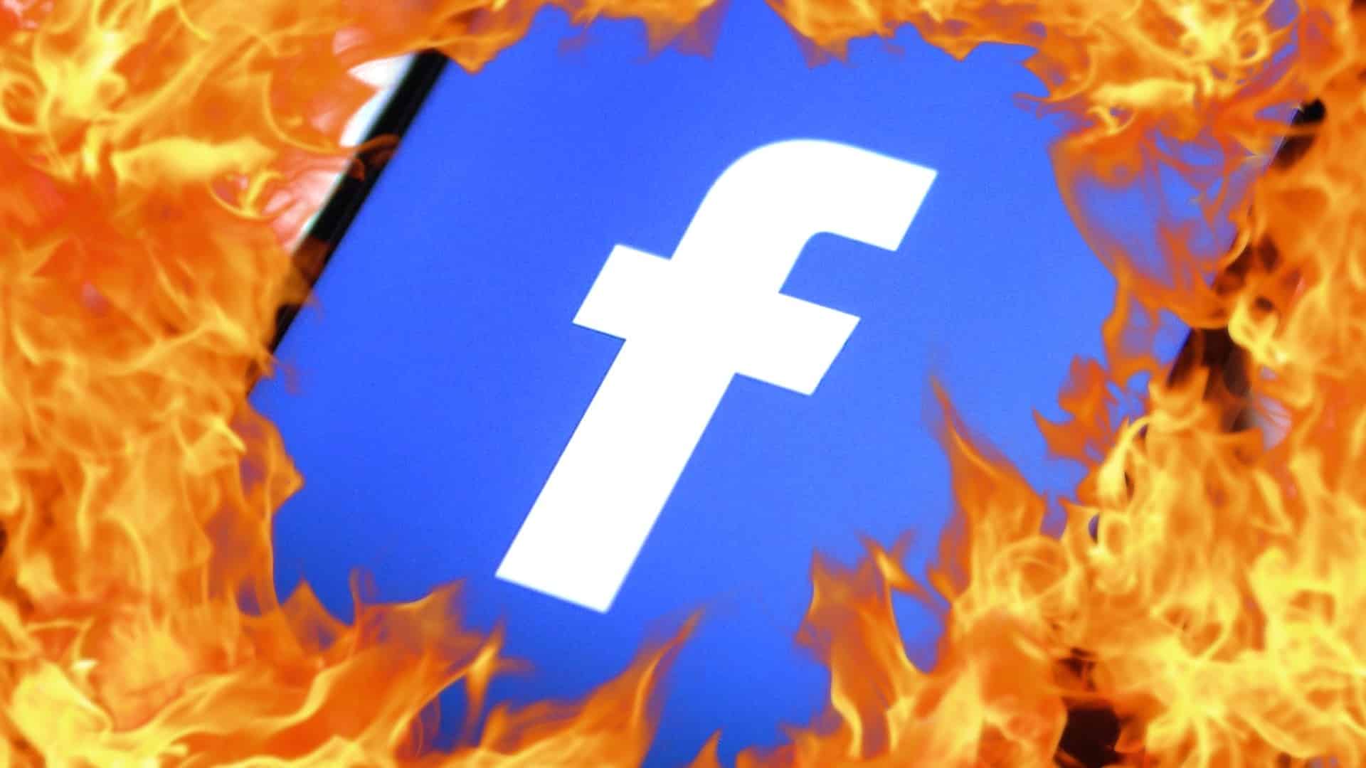 výpadok facebooku