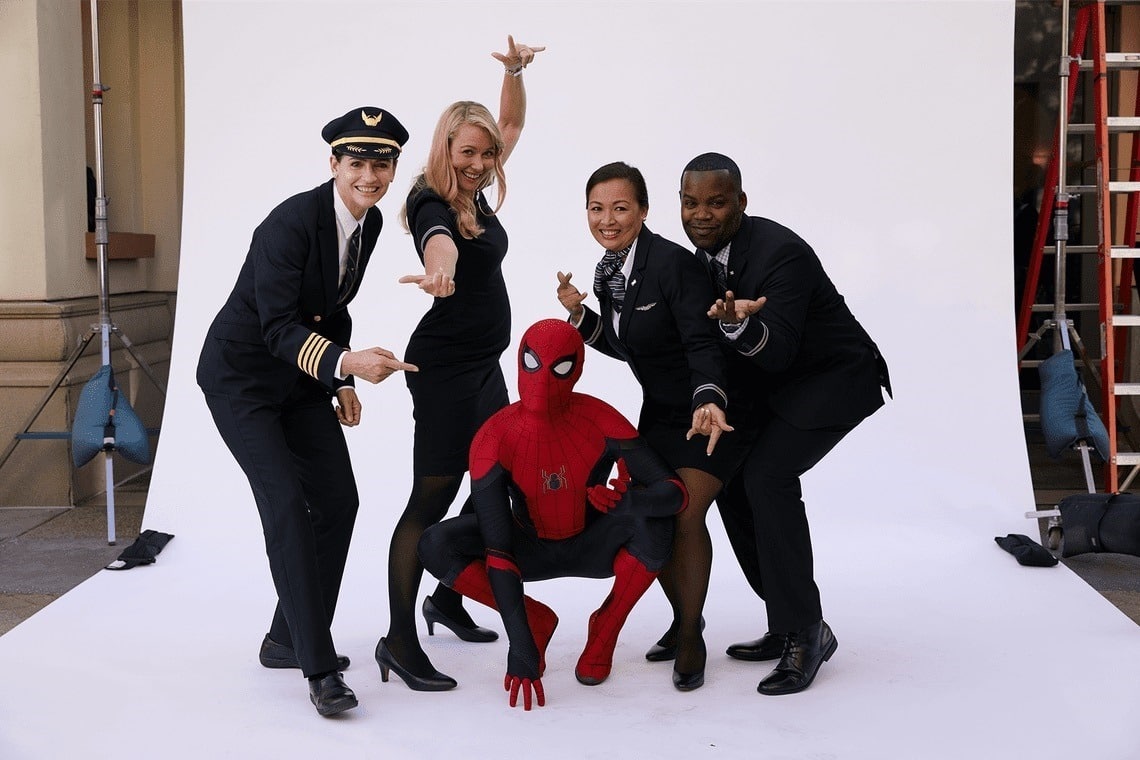 spider-man a united airlines