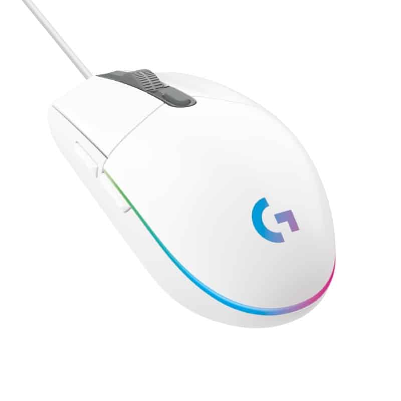 Logitech G203 LIGHTSYNC Gaming Mouse FOB - WHITE