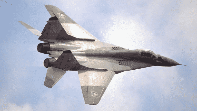 Spadla stíhačka MiG-29