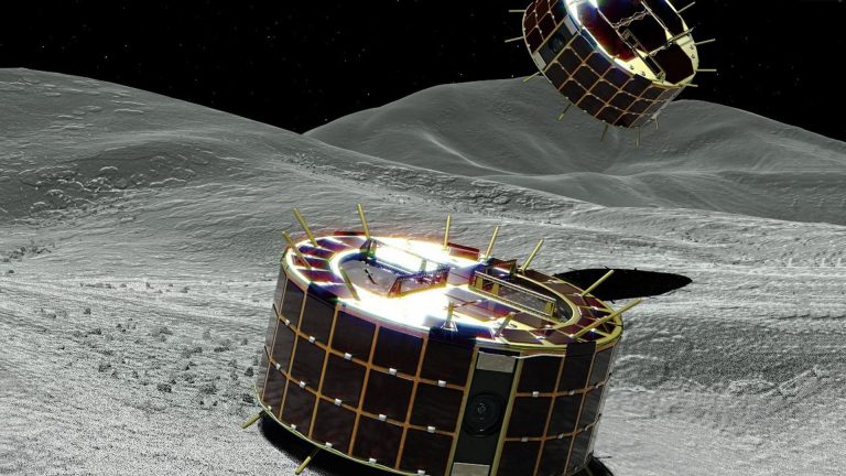 Japonská sonda odobrala vzorku z asteroidu