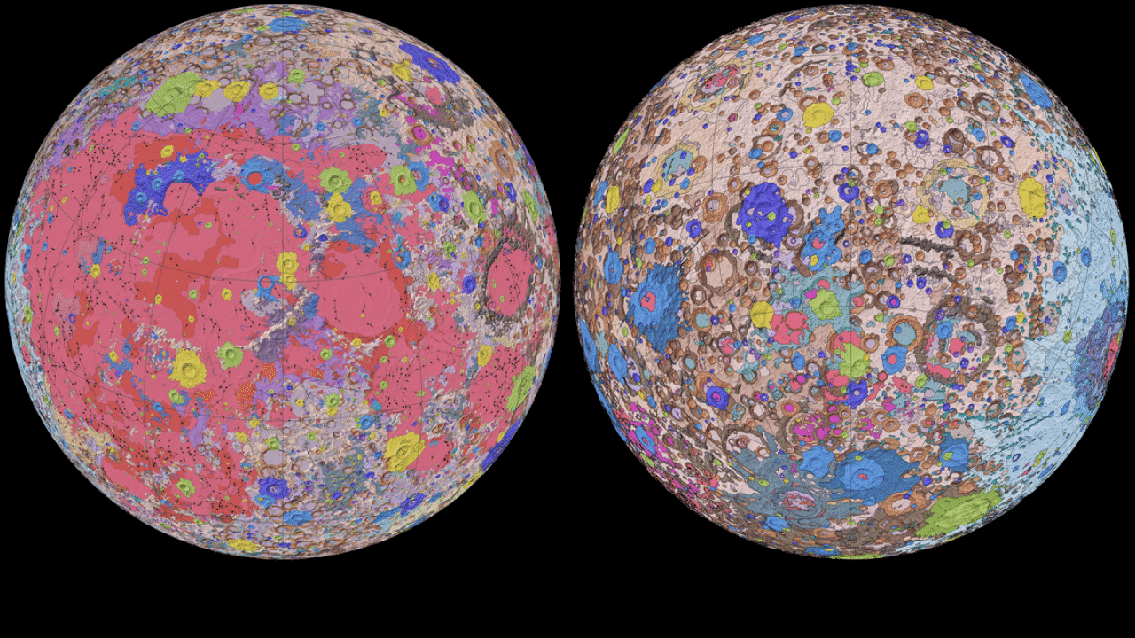 USGS mapa mesiac