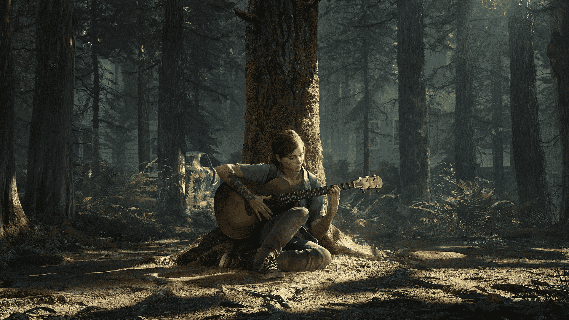 Ellie v lese
