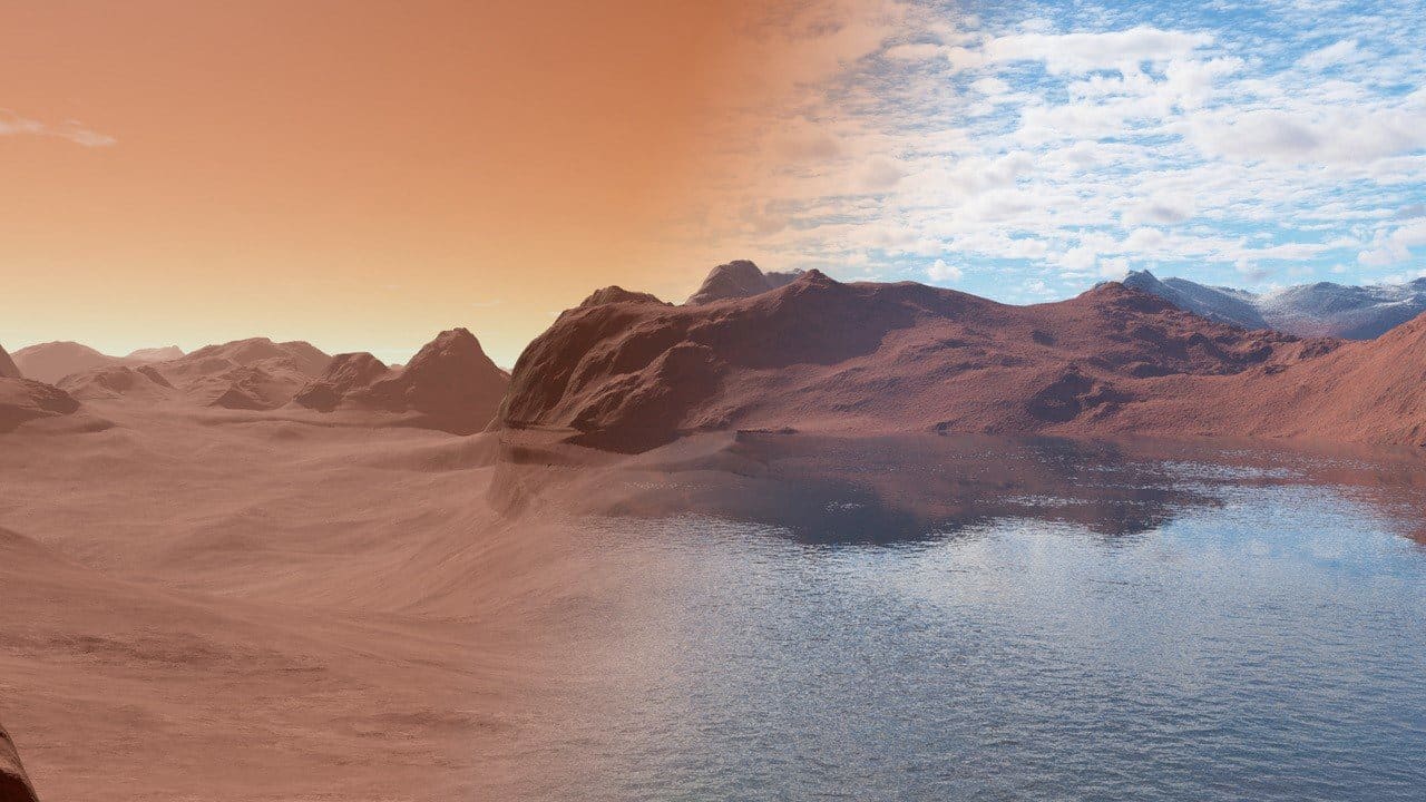 Mars a voda