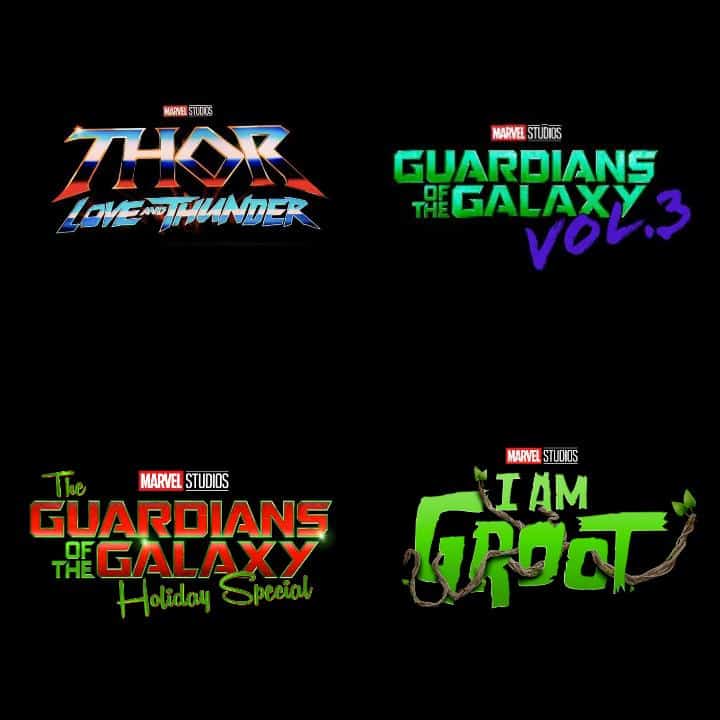 I am Groot, Thor: Love and Thunder, The Guardians of the Galaxy holiday special, Guardians of the Galaxy Vol. 3