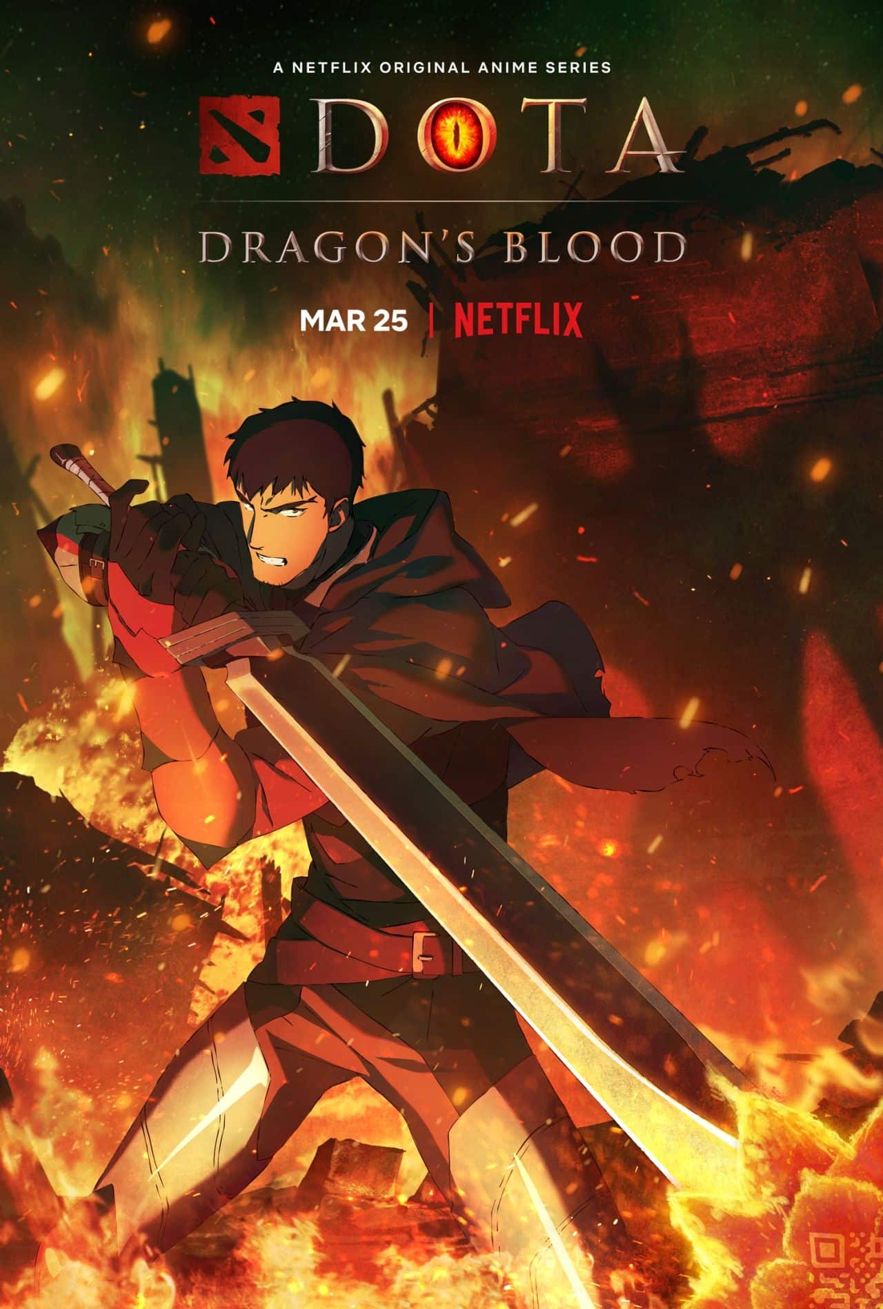 DOTA: Dragon's Blood trailer poster