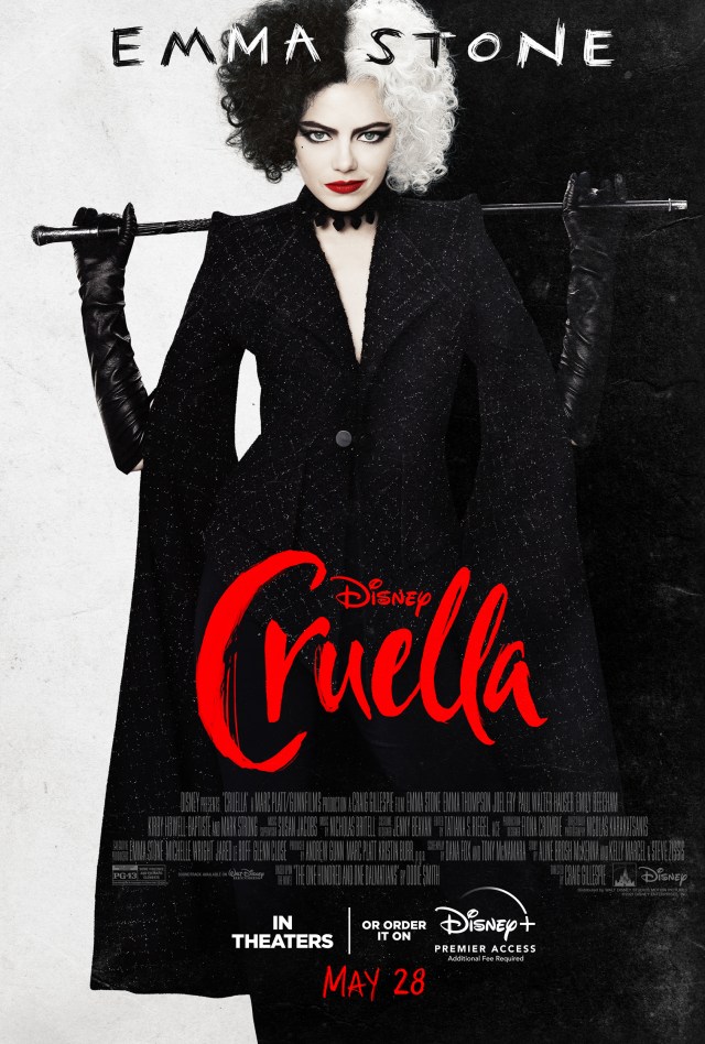 Cruella plagát trailer Disney