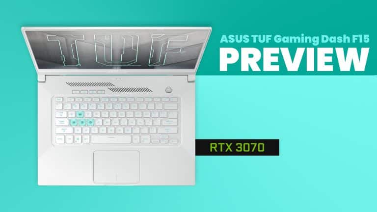 Preview ASUS TUF Gaming Dash F15