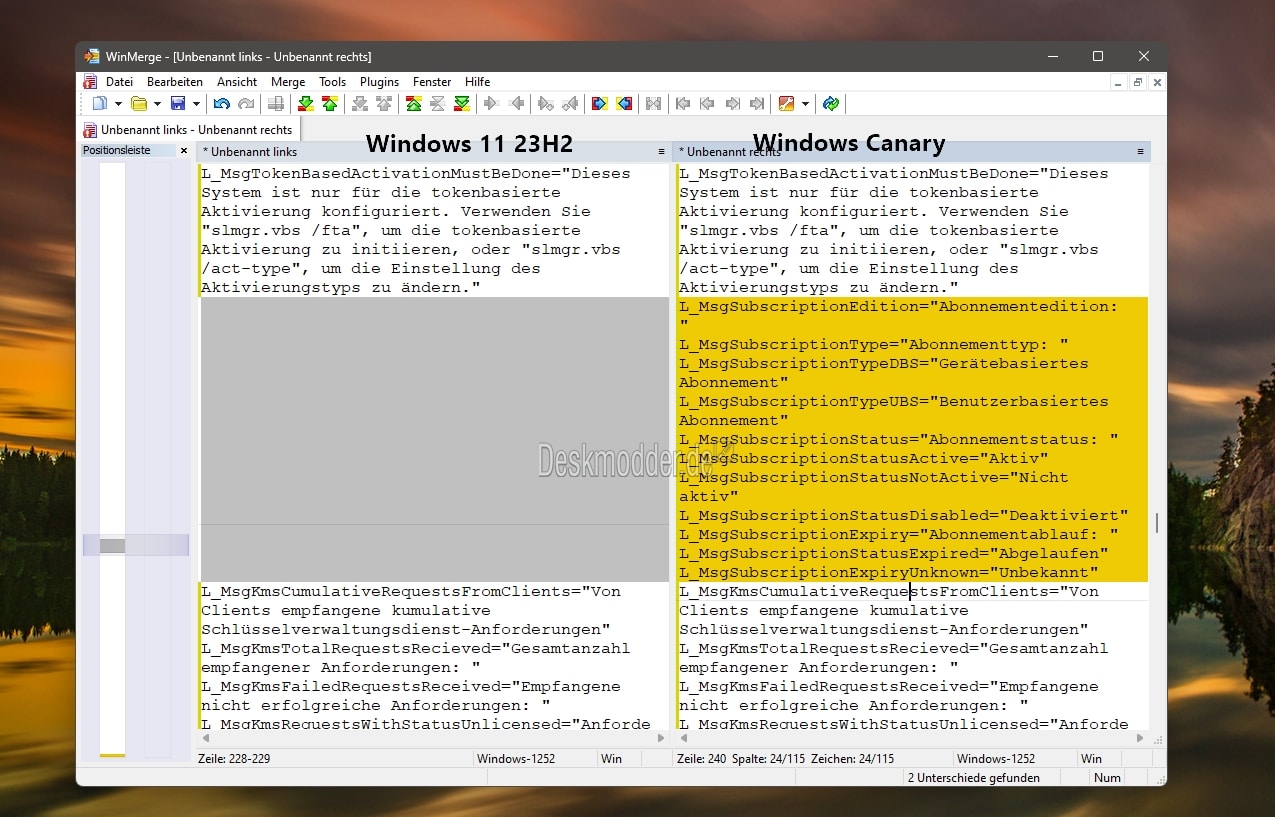 windows canary zdrojový kód preplatné