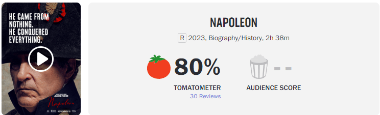 napoleon rotten tomatoes