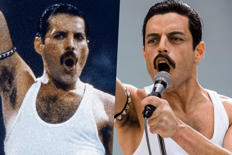 Rami Malek vo filme Bohemian Rhapsody
