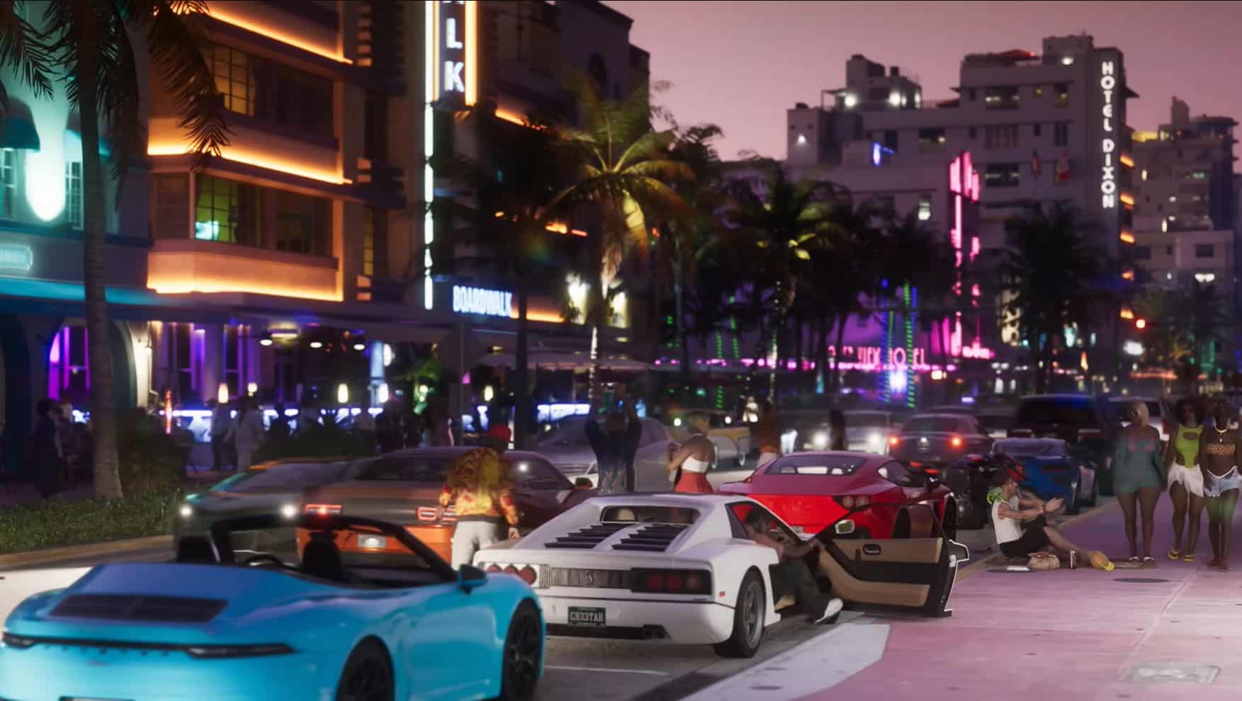 Bulvár Vice City v GTA VI (foto: Rockstar Games)