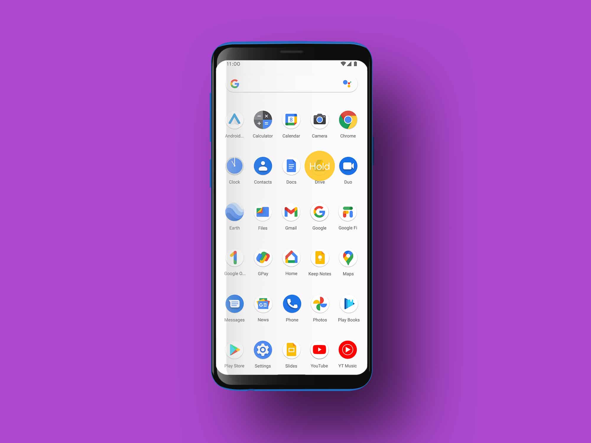 Ponuka Google aplikácií v operačnom systéme Android